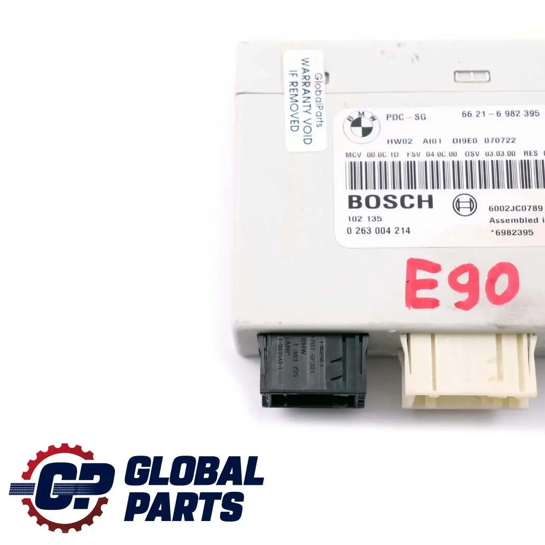 Parking Control Module Unit PDC to BMW E81 E87 E90 E91 E92 LCI with Part number 6982395 BMW E81 E87 E90 E91 E92 LCI Parking Control Module Unit PDC - SKU 6982395 - Part number 6982395