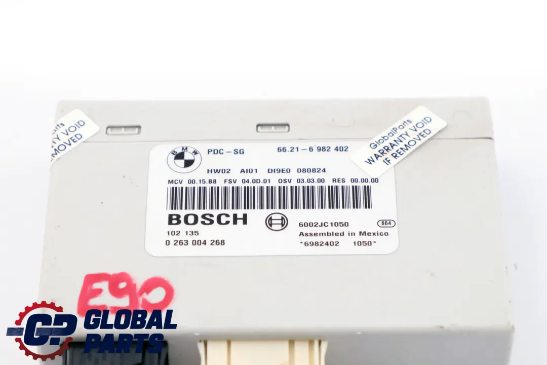 Moduł Sterownik Parkowania PDC do BMW E81 E84 E87 E90 E91 o numerze 6982402 BMW E81 E84 E87 E90 E91 Moduł Sterownik Parkowania PDC - SKU 6982402 - Numer Części 6982402