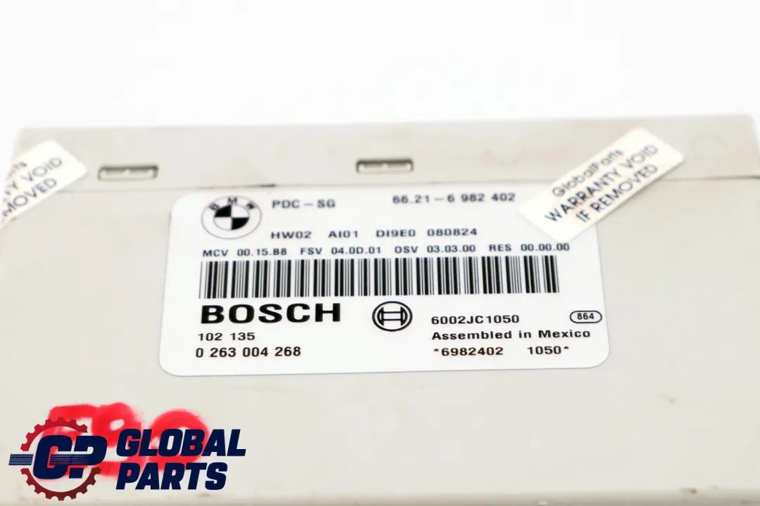 Modulo Di Parcheggio Unità Di Controllo PDC per BMW E81 E84 E87 E90 E91 con numero di parte 6982402 BMW E81 E84 E87 E90 E91 Modulo Di Parcheggio Unità Di Controllo PDC - SKU 6982402 - Numero di parte 6982402