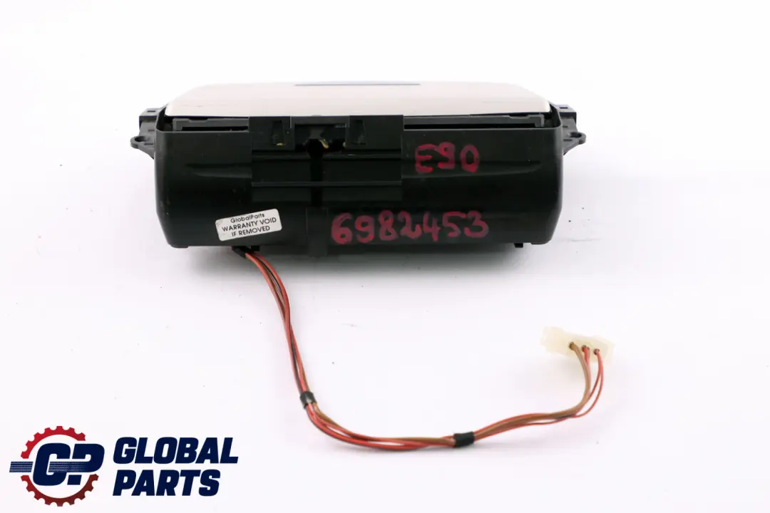BMW 3 er E90 E91 Interieurleisten Blende Ascher Aluminium Längsschliff fein - SKU 6982453 - Teilenummer 6982453