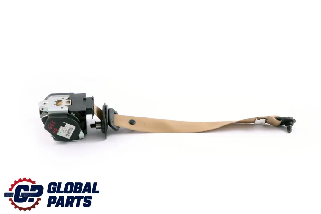 BMW E65 Cintura superiore con limitatore di forza anteriore destra Cremebeige - SKU 6982698 - Numero di parte 6982698