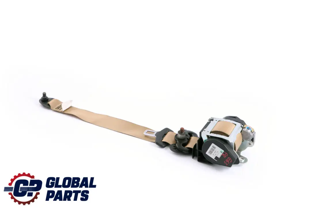 Cinturón Superior Con Limitador Fuerza Delantero Derecho Cremebeige para BMW E65 E66 con número de pieza 6982698 BMW E65 E66 Cinturón Superior Con Limitador Fuerza Delantero Derecho Cremebeige - SKU 6982698 - Número de pieza 6982698
