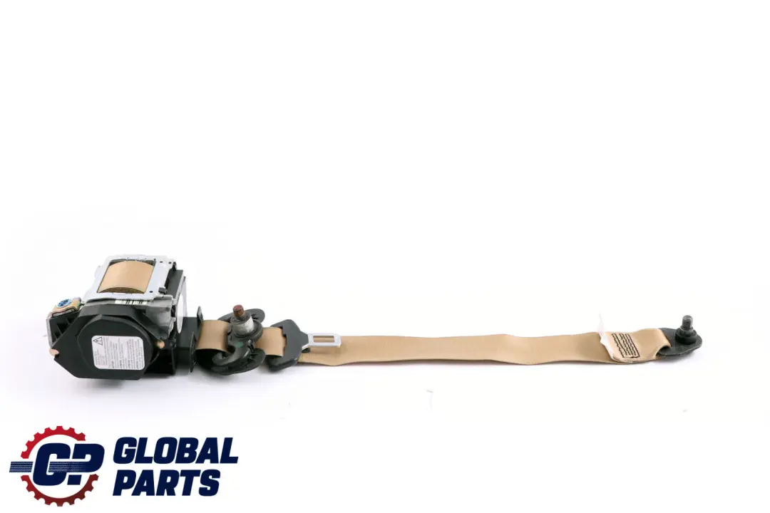 Upper Belt With Force Limiter Front Right O/S Cremebeige to BMW 7 Series E65 E66 with Part number 6982698 BMW 7 Series E65 E66 Upper Belt With Force Limiter Front Right O/S Cremebeige - SKU 6982698 - Part number 6982698
