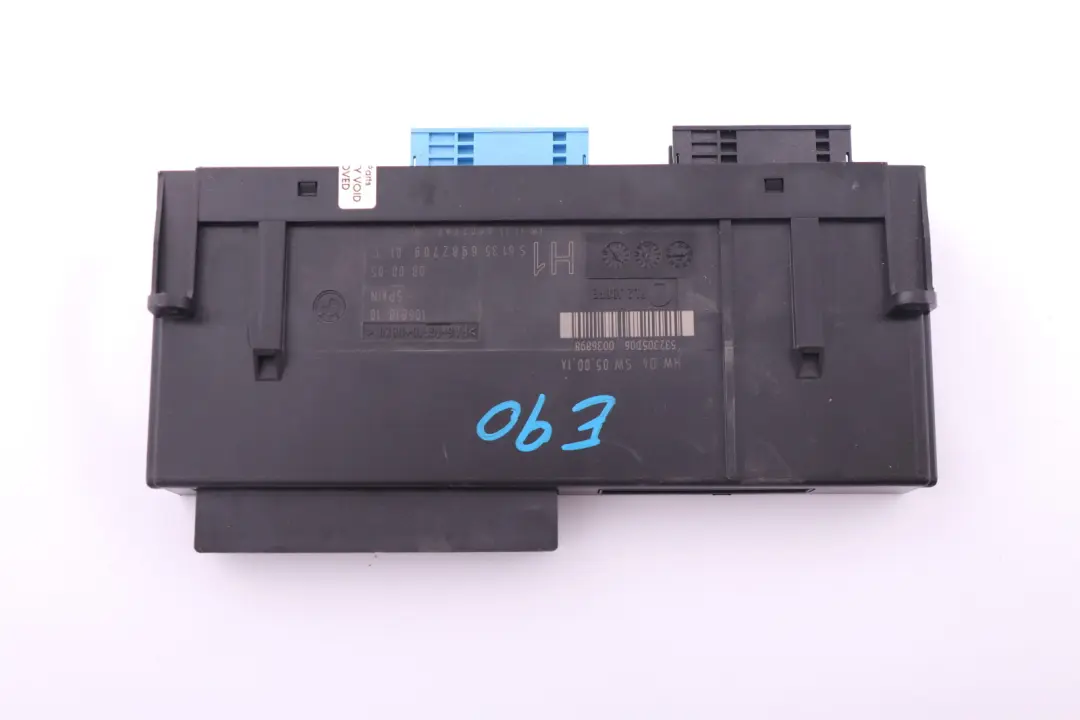 Ecu Modulo Controllo Del Corpo H1 6135 per BMW E90 con numero di parte 6982709 BMW E90 Ecu Modulo Controllo Del Corpo H1 6135 - SKU 6982709 - Numero di parte 6982709