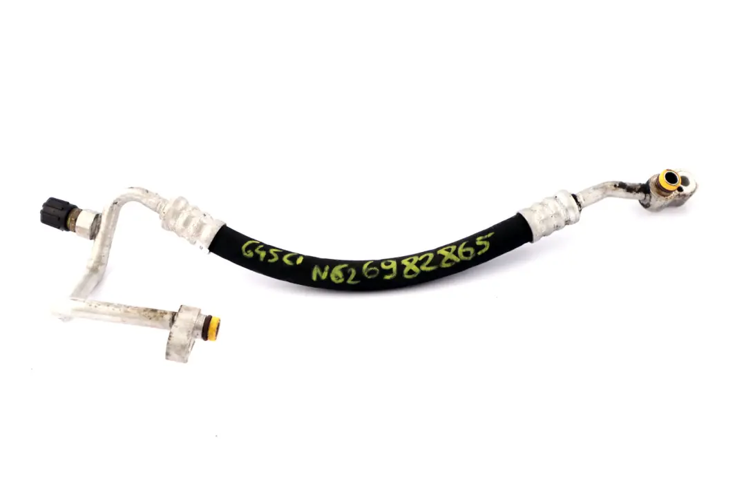 645Ci N62 Compressor Condenser Pressure Coolant Hose to BMW 6 Series E63 E64 with Part number 6982865 BMW 6 Series E63 E64 645Ci N62 Compressor Condenser Pressure Coolant Hose - SKU 6982865 - Part number 6982865