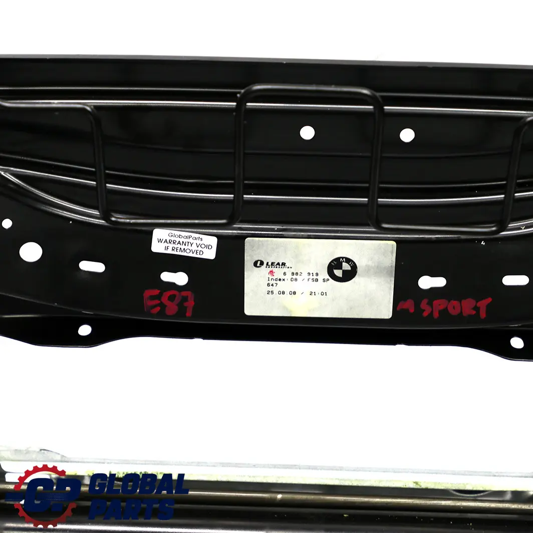 Schienale Telaio Supporto Sport Anteriore Sinistra per BMW E87 E90 con numero di parte 6982919 BMW E87 E90 Schienale Telaio Supporto Sport Anteriore Sinistra - SKU 6982919 - Numero di parte 6982919