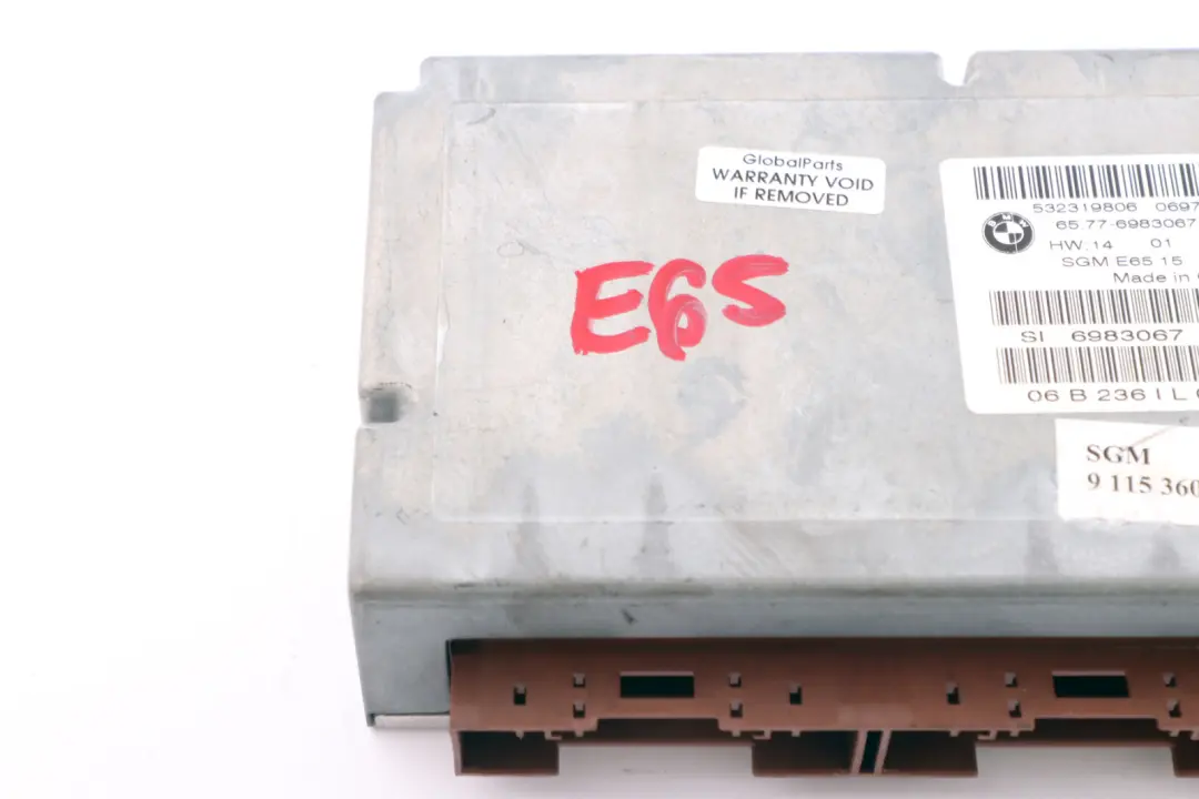 Moduł Sterownik Poduszki Powietrznej ECU BMW E66 E67 - SKU 6983067 - Numer Części 6975682