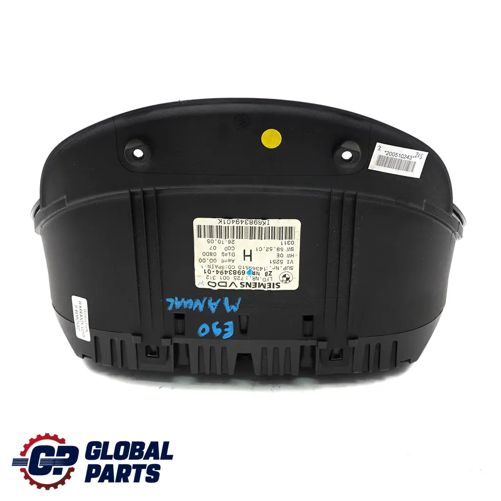 BMW 3 X1 Series E84 E90 E91 LCI Petrol Instrument Cluster Speedo Clocks - SKU 6983494 - Part number 6983494