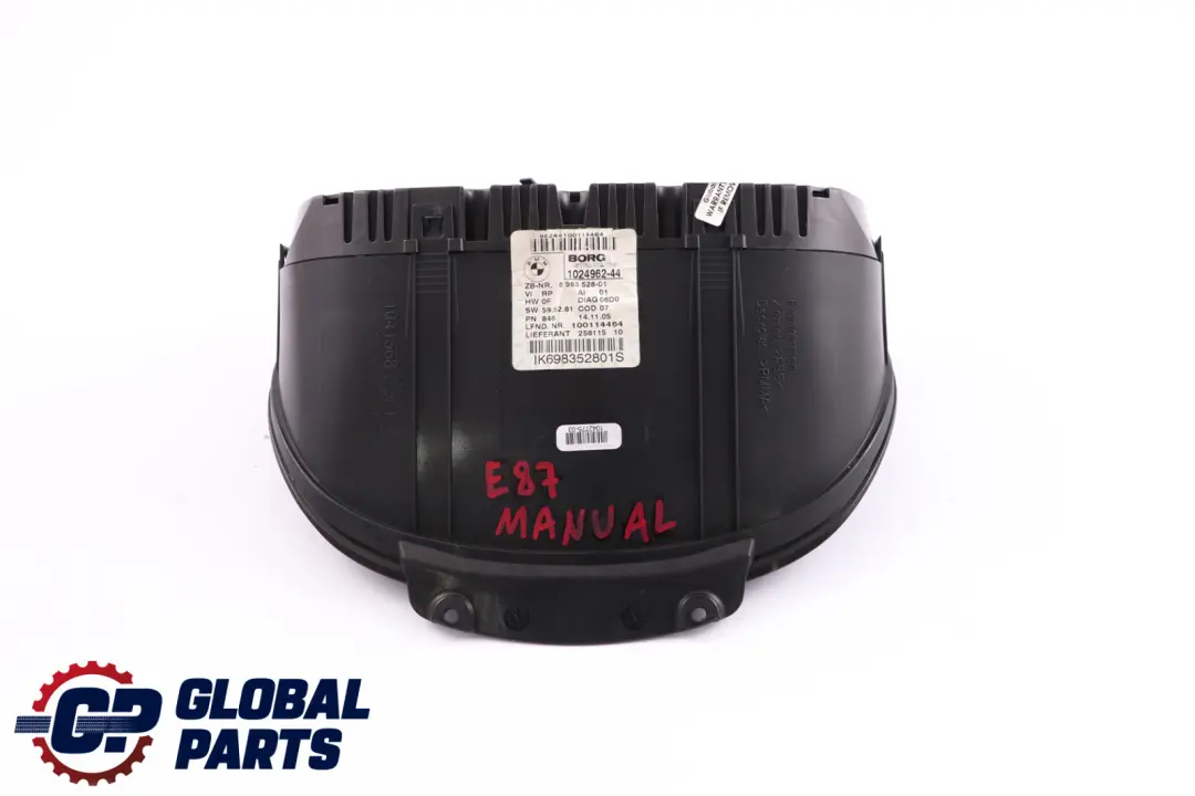 BMW 1 Series E81 E82 E87 E88 Petrol Instrument Cluster Speedo Clocks - SKU 6983528 - Part number 6983528