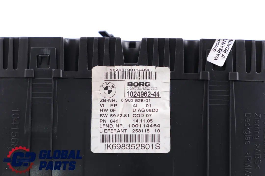 BMW 1 Series E81 E82 E87 E88 Petrol Instrument Cluster Speedo Clocks - SKU 6983528 - Part number 6983528