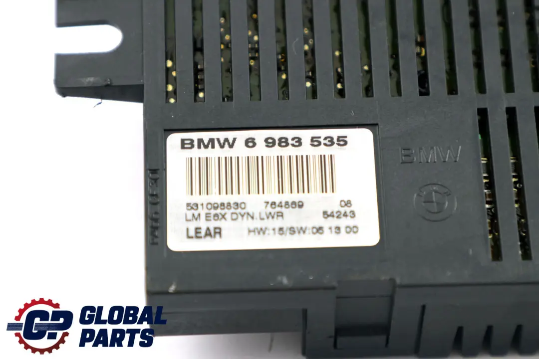 Lichtsteuermoduleinheit Lear LME6X MAN. LWR (LCM) für BMW 5 er E60 mit Teilenummer 6983535 BMW 5 er E60 Lichtsteuermoduleinheit Lear LME6X MAN. LWR (LCM) - SKU 6983535 - Teilenummer 6983535