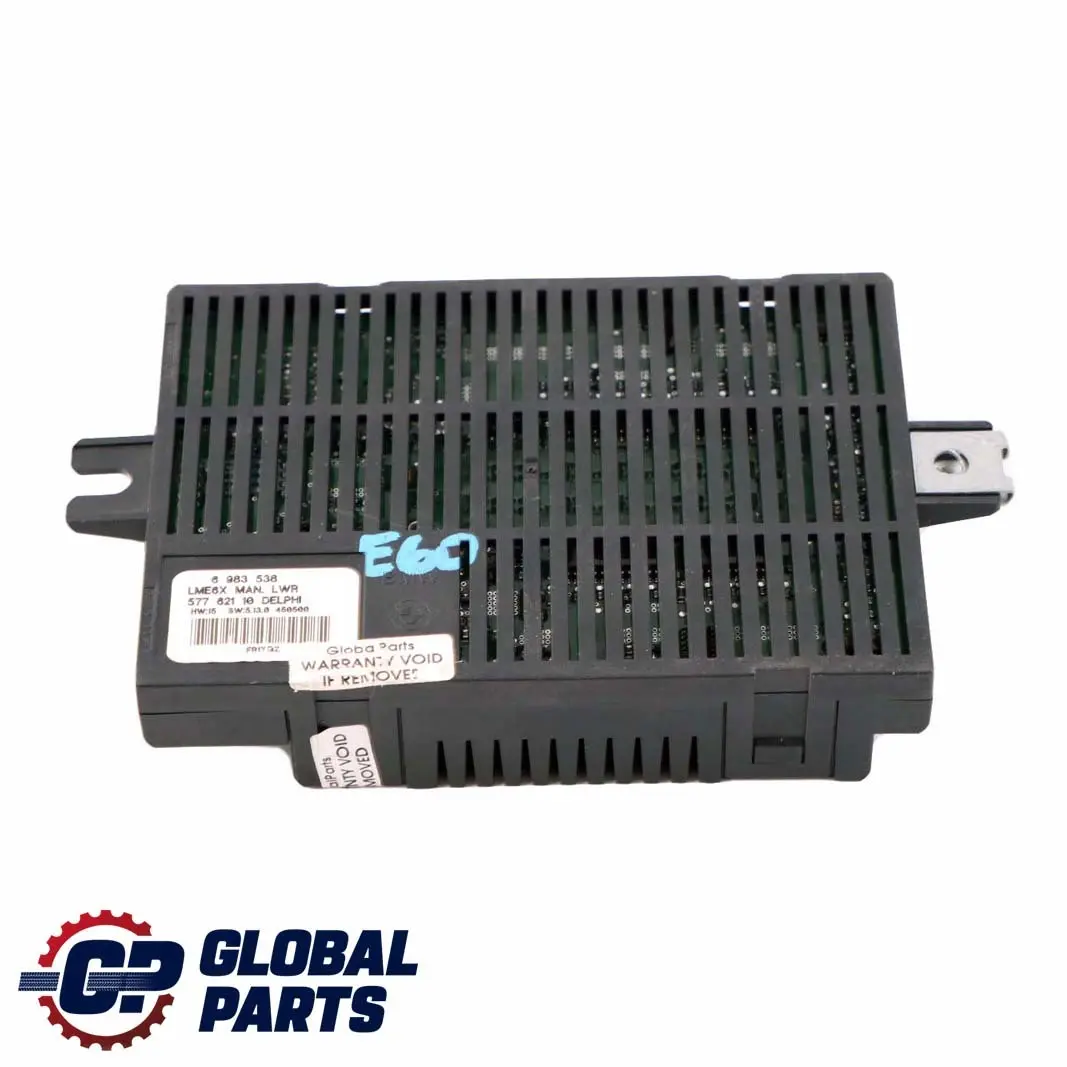 Módulo De Control De Luces LM E6X MAN LWR Lear para BMW E60 con número de pieza 6983538 BMW E60 Módulo De Control De Luces LM E6X MAN LWR Lear - SKU 6983538 - Número de pieza 6983538