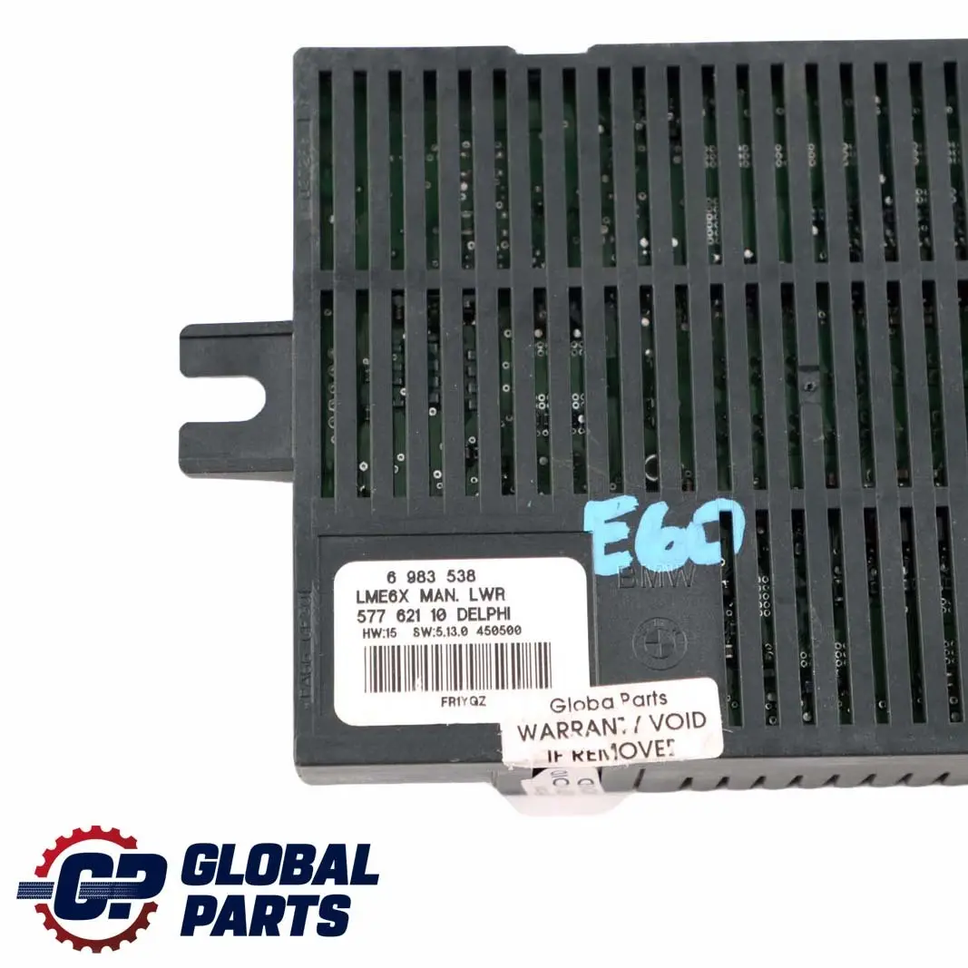 Light Control Unit Module LM E6X MAN LWR Lear to BMW E60 with Part number 6983538 BMW E60 Light Control Unit Module LM E6X MAN LWR Lear - SKU 6983538 - Part number 6983538