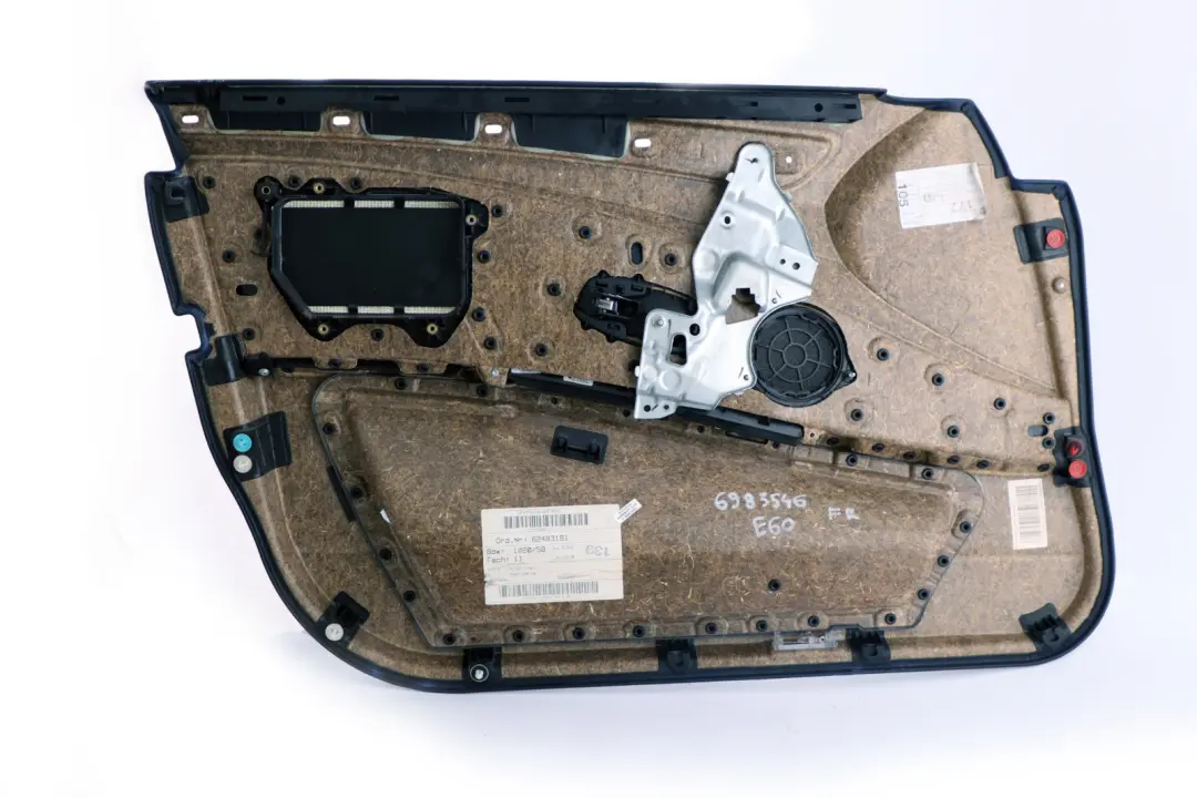 BMW 5 Series E60 E61 LCI Front Right O/S Door Lining Card Trim Panel Cloth - SKU 6983546 - Part number 6983546