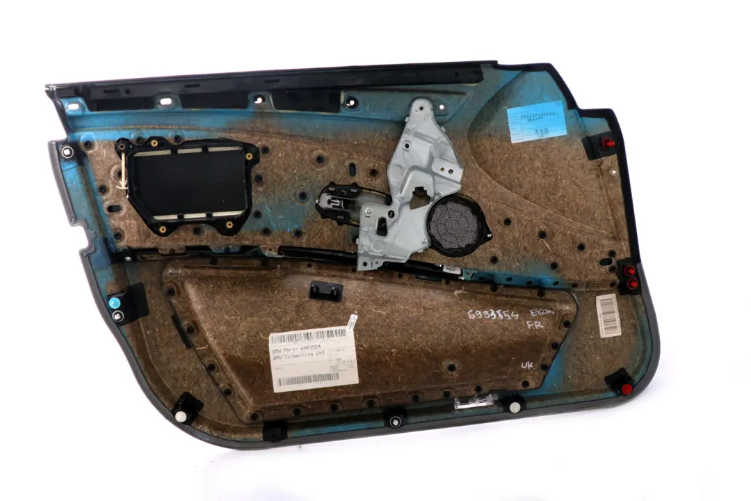 BMW 5 er E60 E61 LCI Front Right Door O/S Card Trim Panel Grey Cloth - SKU 6983554 - Teilenummer 6983554