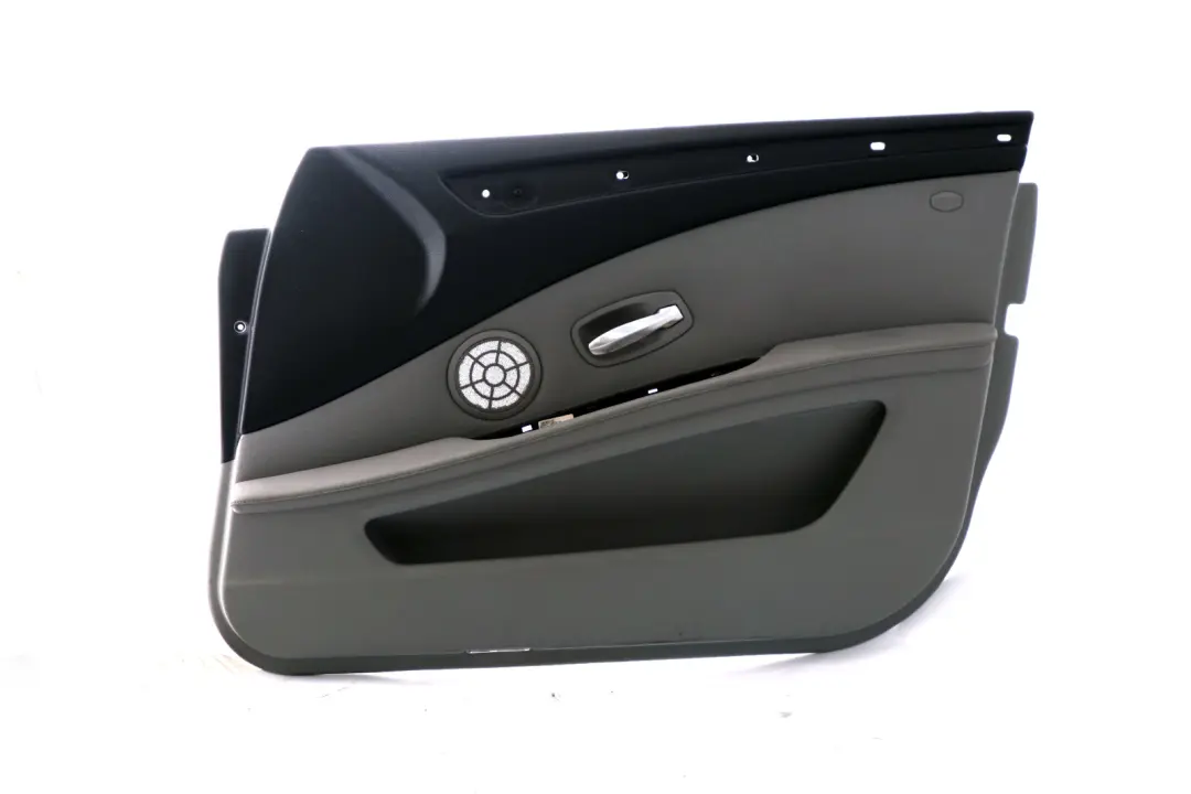 Front Right Door O/S Card Trim Panel Grey Cloth für BMW 5 er E60 E61 LCI mit Teilenummer 6983554 BMW 5 er E60 E61 LCI Front Right Door O/S Card Trim Panel Grey Cloth - SKU 6983554 - Teilenummer 6983554