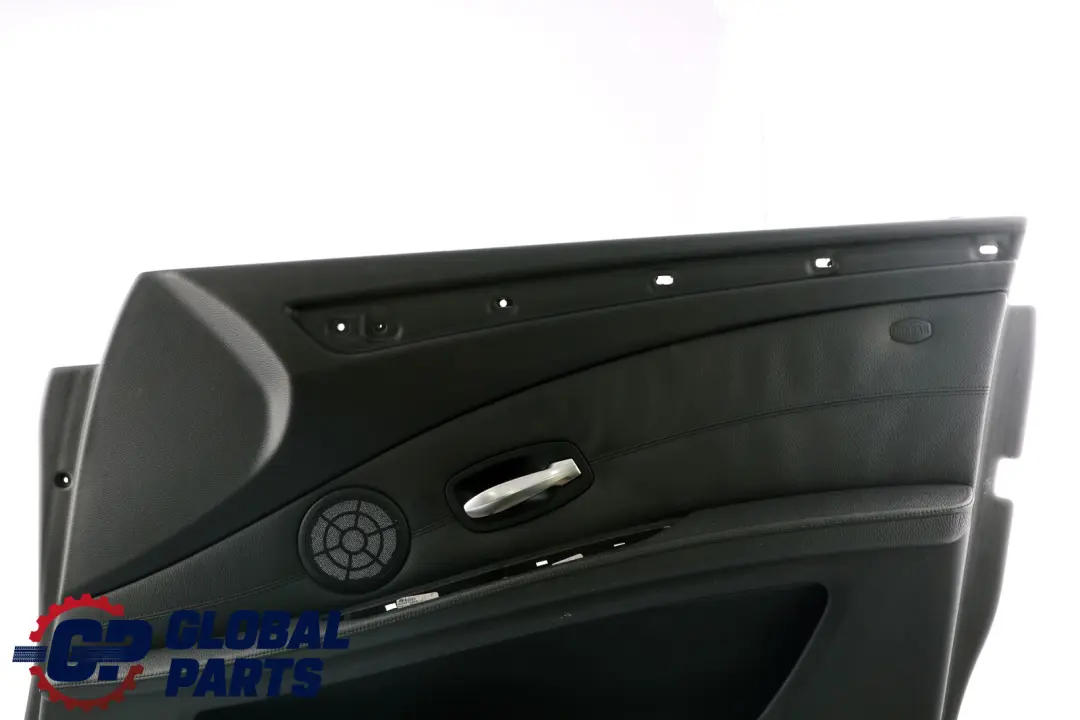 BMW 5 Series E60 E61 LCI Front Right O/S Door Card Lining Leather Panel Black - SKU 6983614 - Part number 6983614