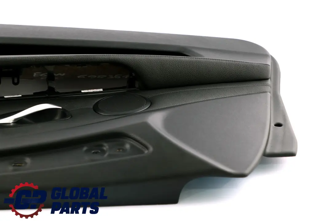 BMW 5 Series E60 E61 LCI Front Right O/S Door Card Lining Leather Panel Black - SKU 6983614 - Part number 6983614