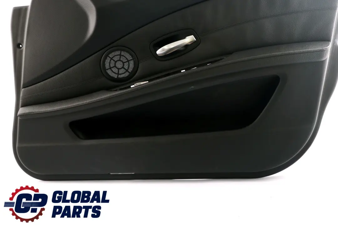 BMW 5 Series E60 E61 LCI Front Right O/S Door Card Lining Leather Panel Black - SKU 6983614 - Part number 6983614