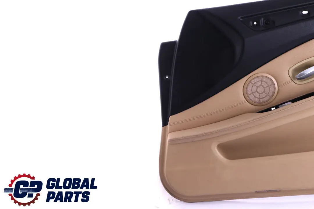 BMW 5 SERIES E60 E61 LCI Door Card Trim Panel Beige Leather Front Right O/S - SKU 6983618 - Part number 