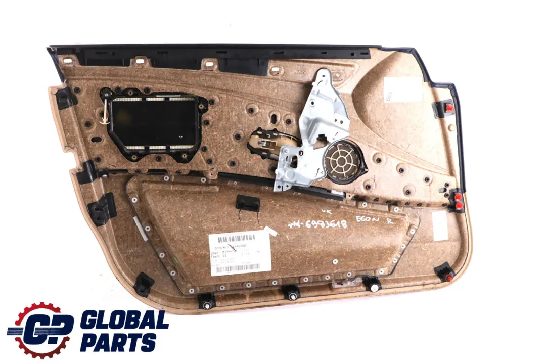 Door Card Trim Panel Beige Leather Front Right O/S to BMW 5 SERIES E60 E61 LCI with Part number BMW 5 SERIES E60 E61 LCI Door Card Trim Panel Beige Leather Front Right O/S - SKU 6983618 - Part number