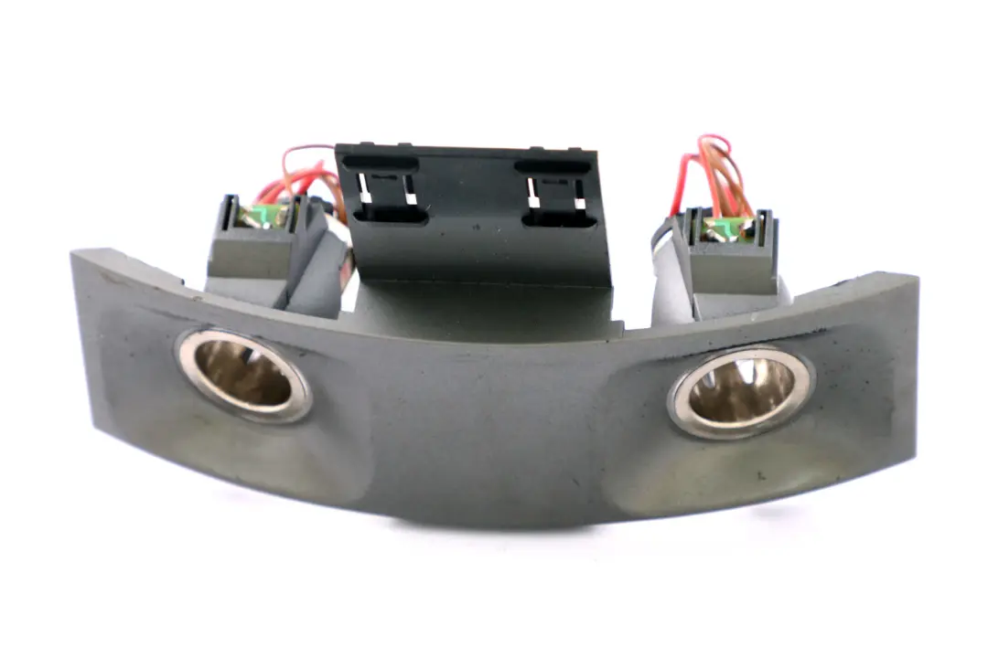 BMW E65 E66 Trim Centre Console Rear Lighter Sockets Cover Dark Silver - SKU 6983820 - Part number 6983820