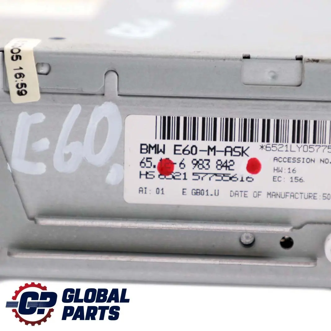 BMW E60 E61 E63 E64 M-ASK M-Audio System Controller Navigation Radio - SKU 6983842 - Part number 6983842