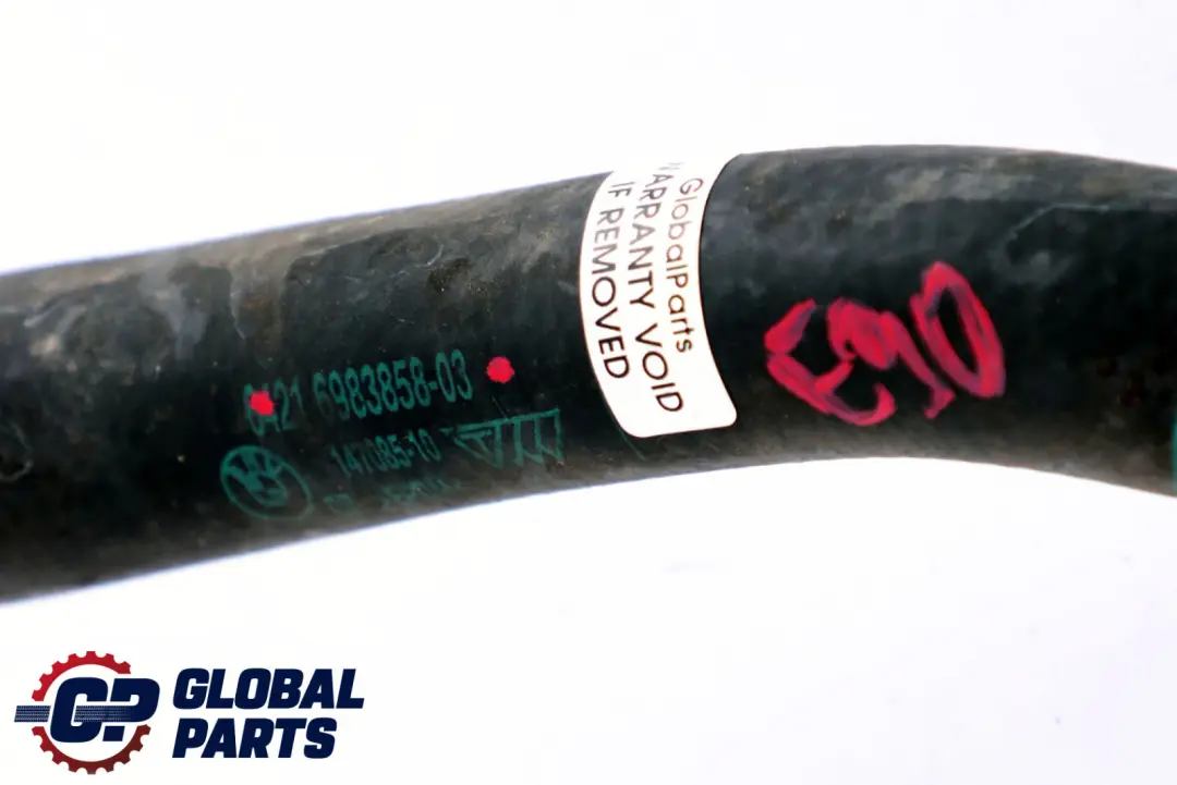 N54 Tuyau pour entrée du moteur et le radiateur de chauffage pour BMW E82 E90 E91 E92 à propos du numéro de pièce 6983858 BMW E82 E90 E91 E92 N54 Tuyau pour entrée du moteur et le radiateur de chauffage - SKU 6983858 - Numéro de pièce 6983858