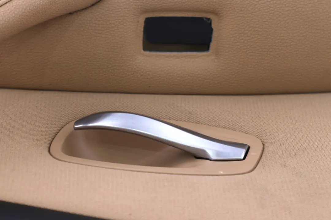 BMW 5 Series E60 E61 LCI Rear Left N/S Door Card Lining Cloth Panel Beige - SKU 6984357 - Part number 6984357