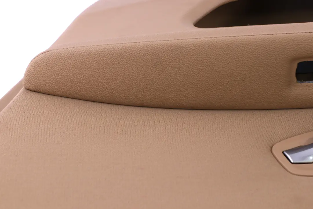Right O/S Door Card Lining Cloth Panel Beige to BMW 5 Series E60 E61 LCI Rear with Part number 6984358 BMW 5 Series E60 E61 LCI Rear Right O/S Door Card Lining Cloth Panel Beige - SKU 6984358 - Part number 6984358