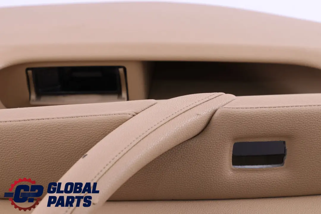 Tarjeta De puerta De cuero beige trasera izquierda N / S para BMW E60 E61 LCI con número de pieza 6984391 BMW E60 E61 LCI Tarjeta De puerta De cuero beige trasera izquierda N / S - SKU 6984391 - Número de pieza 6984391