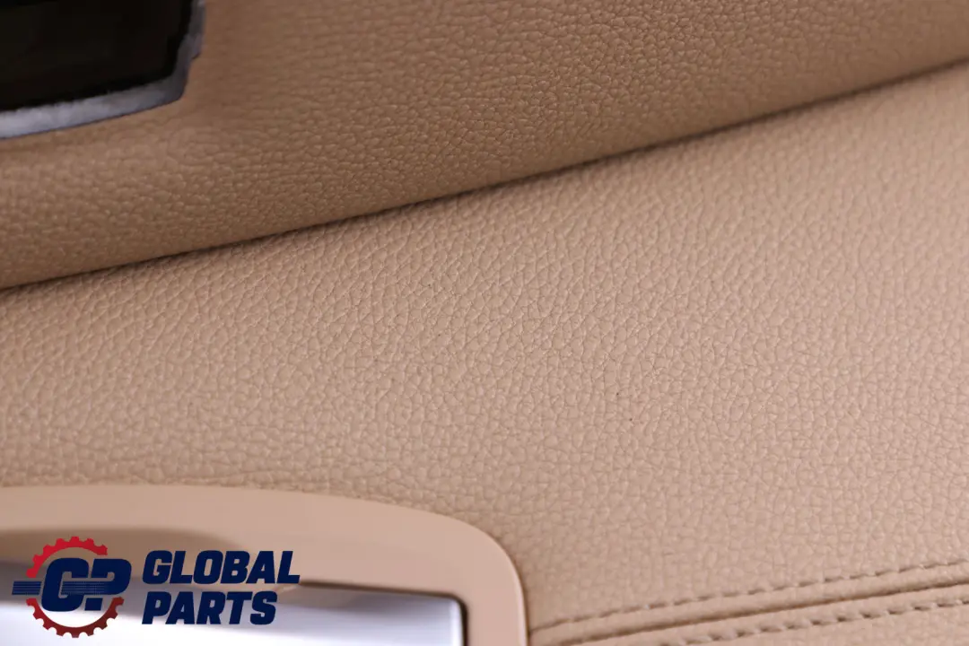 BMW E60 boczek tapicerka drzwi lewy tył beż skóra - SKU 6984391 - Numer Części 6984391