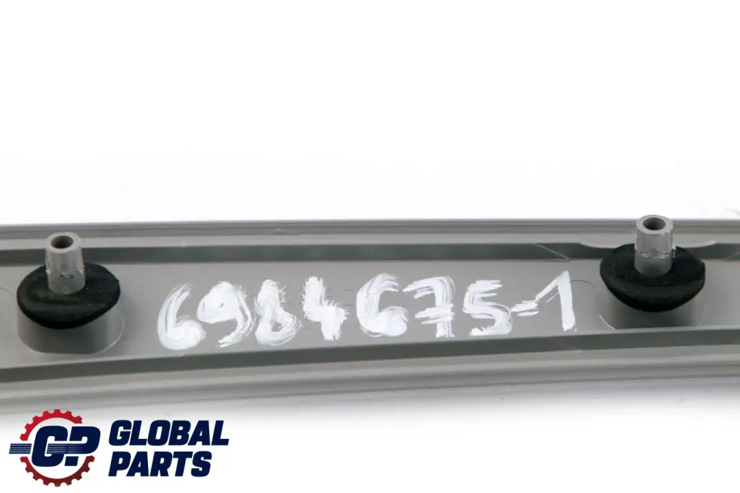 Decor Strip Trim Cover Porta posteriore sinistra Spacegrau Grigio per BMW E60 LCI con numero di parte 6984675 BMW E60 LCI Decor Strip Trim Cover Porta posteriore sinistra Spacegrau Grigio - SKU 6984675-1 - Numero di parte 6984675