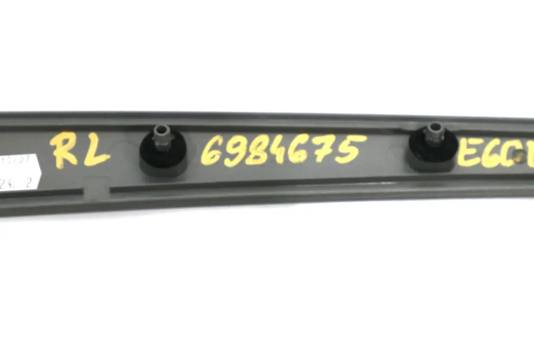 BMW 5 Reihe E60 LCI Dekorleiste TÄ‚Ä½r hinten links Grey Spacegrau 5142 - SKU 6984675 - Teilenummer 6984675
