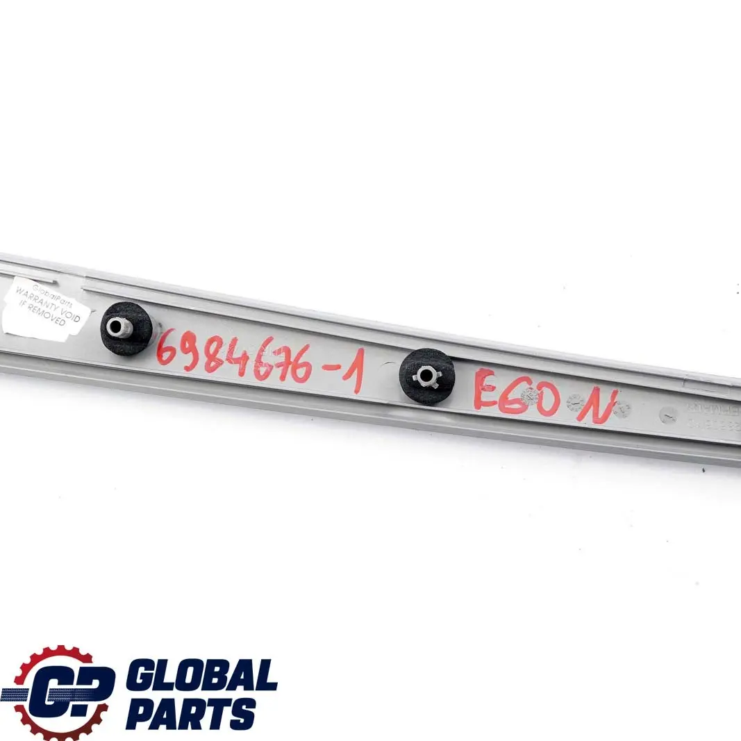 Decor Strip Trim Door Rear Right O/S High Gloss Grey to BMW 5 Series E60 E61 LCI 1 with Part number 6984676 BMW 5 Series E60 E61 LCI 1 Decor Strip Trim Door Rear Right O/S High Gloss Grey - SKU 6984676-1 - Part number 6984676