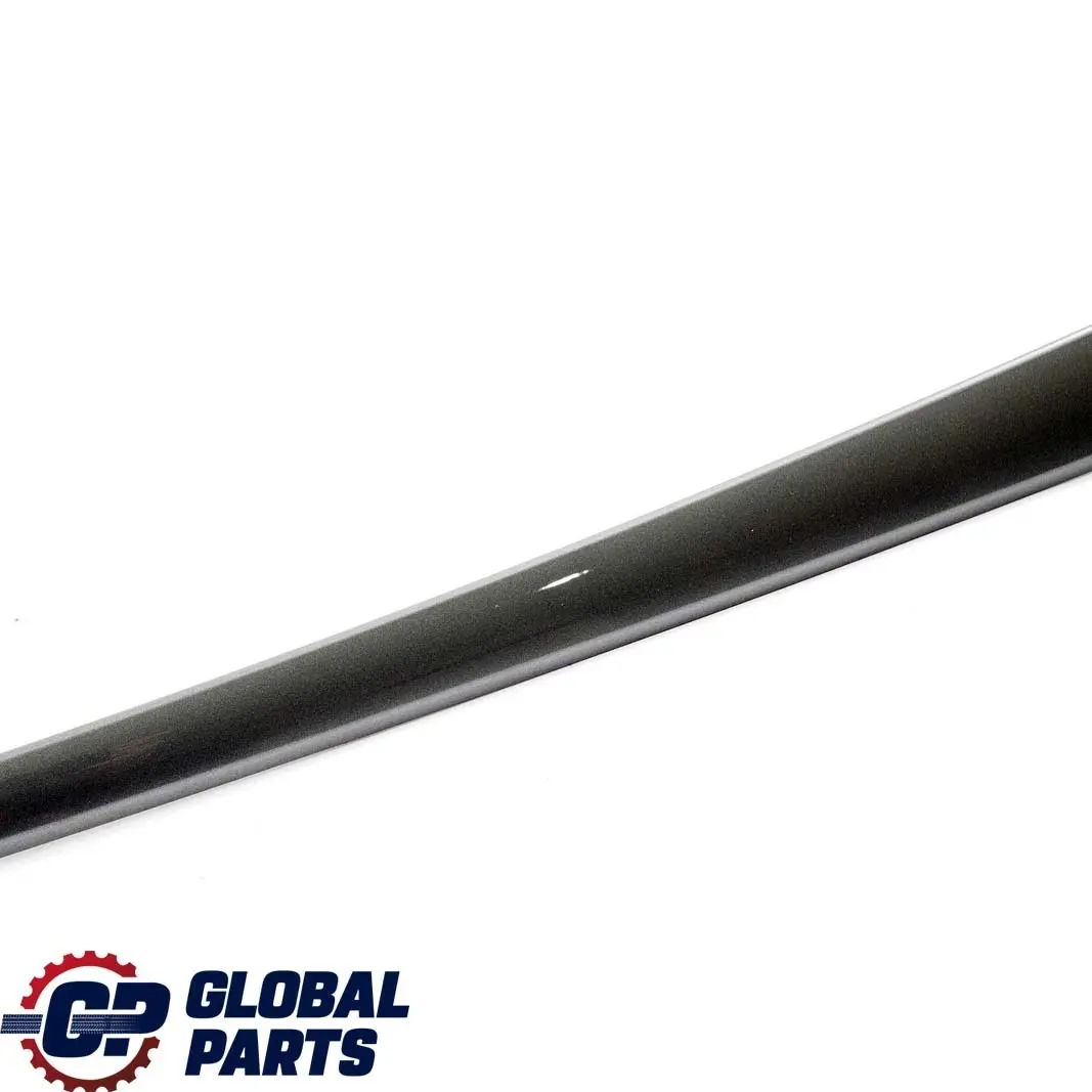 BMW 5 Series E60 E61 LCI 1 Decor Strip Trim Door Rear Right O/S High Gloss Grey - SKU 6984676-1 - Part number 6984676