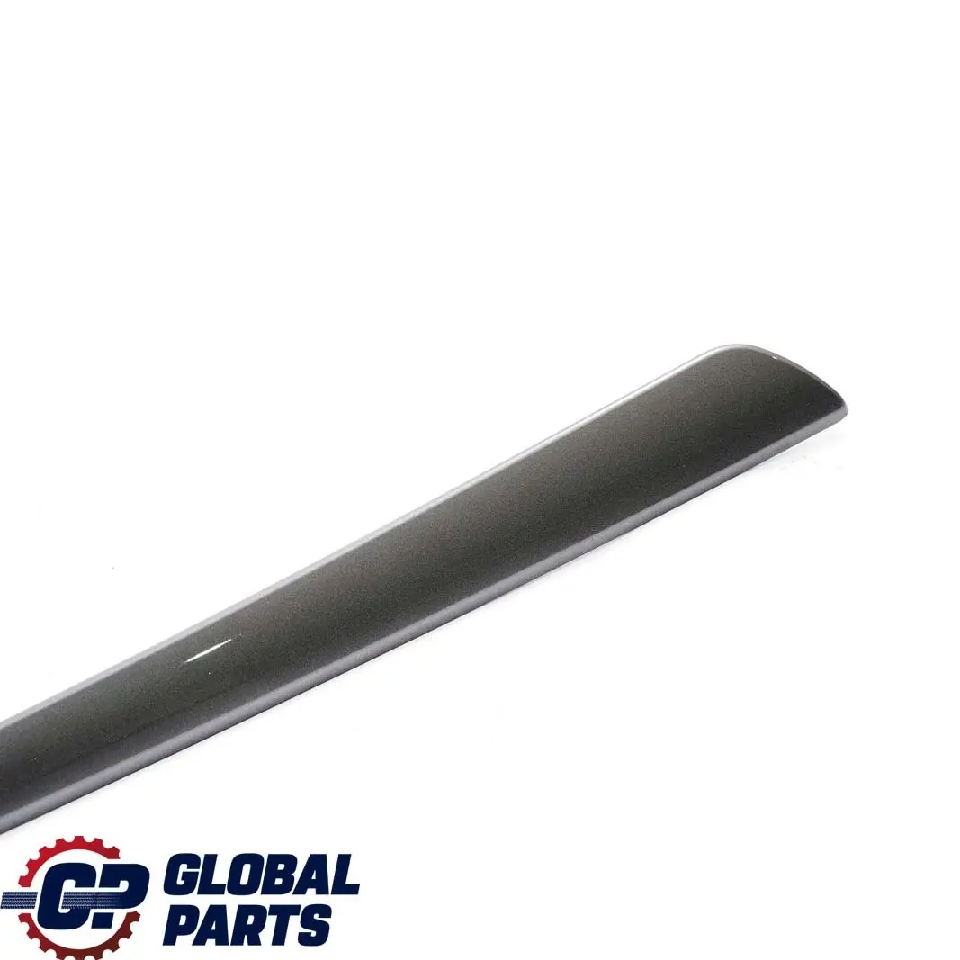 BMW 5 Series E60 E61 LCI 1 Decor Strip Trim Door Rear Right O/S High Gloss Grey - SKU 6984676-1 - Part number 6984676