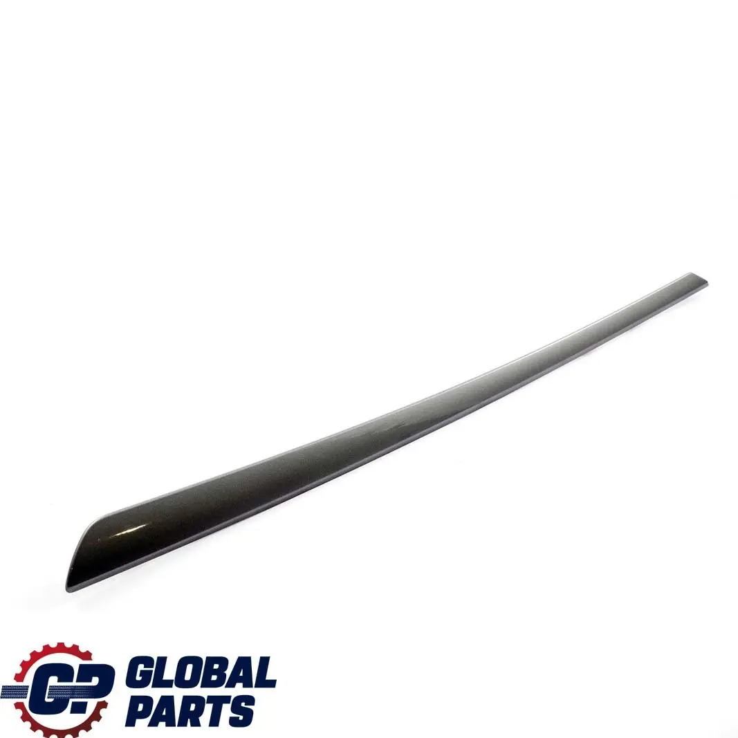 BMW 5 Series E60 E61 LCI 2 Decor Strip Trim Door Rear Left N/S High Gloss Grey - SKU 6984676-2 - Part number 6984675