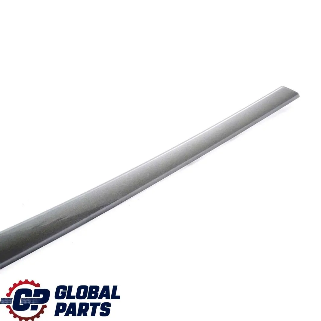 BMW 5 Series E60 E61 LCI 2 Decor Strip Trim Door Rear Left N/S High Gloss Grey - SKU 6984676-2 - Part number 6984675
