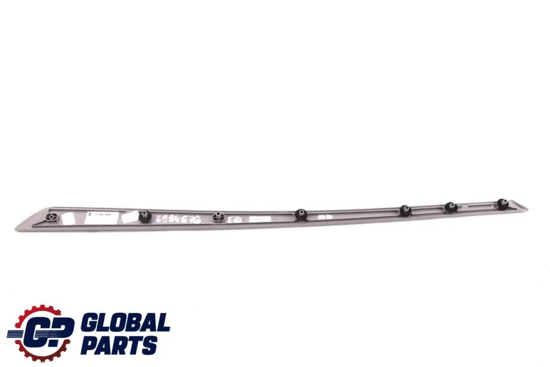 BMW E60 E61 LCI Dekorstreifen Türverkleidung Hinten Rechts O/S Spacegrau Grau - SKU 6984676 - Teilenummer 6984676