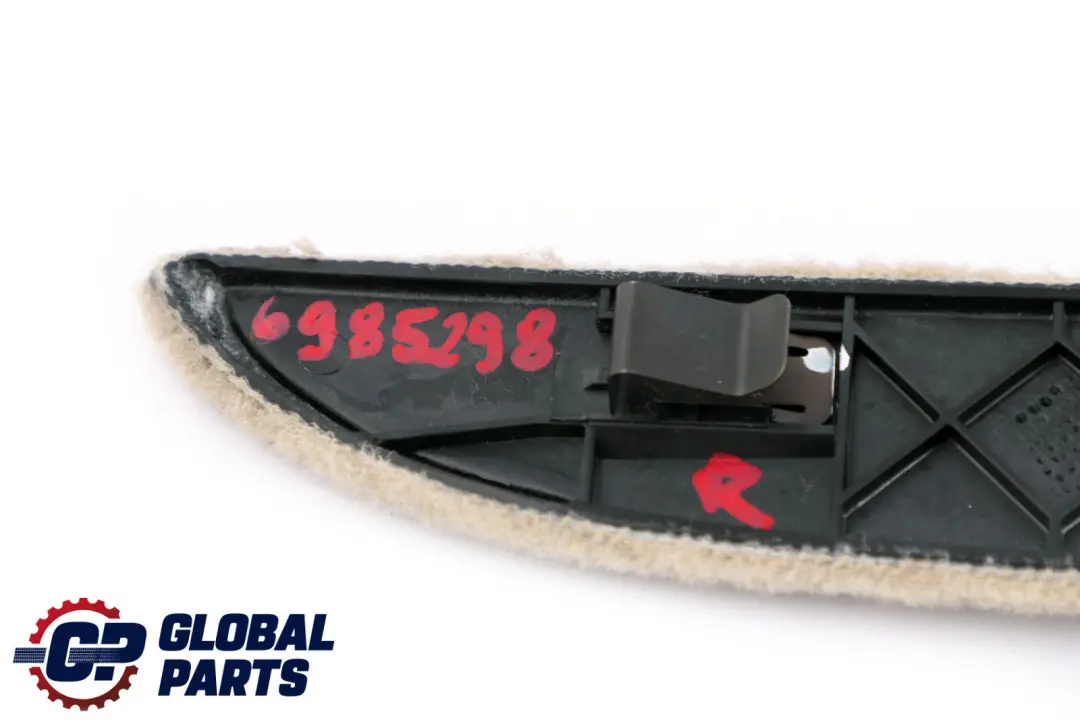 BMW 5 er E60 E61 Verkleidung Mittelkonsole Vorn Rechts Creambeige - SKU 6985298 - Teilenummer 6985298