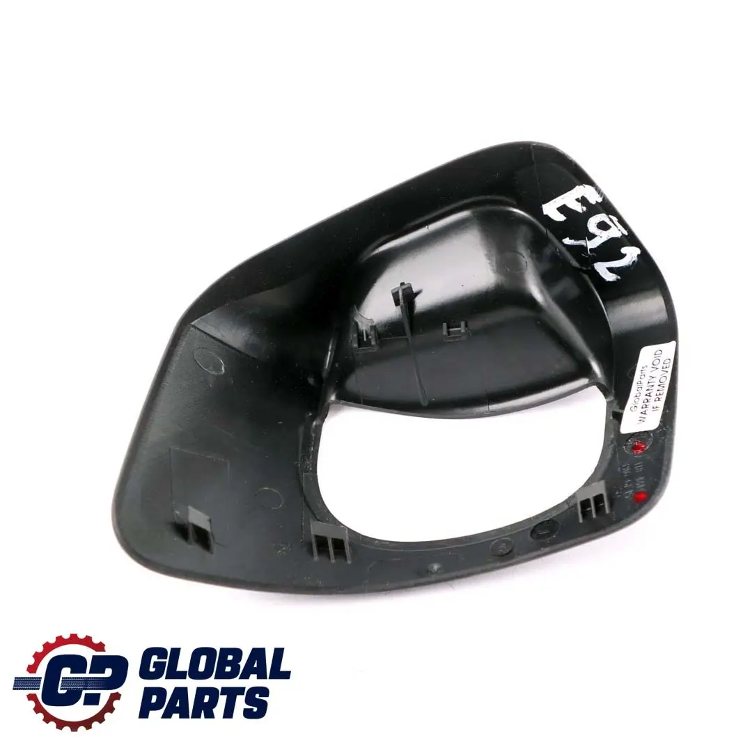 BMW E81 E82 E92 Cubierta Palanca Asiento Delantero Izquierdo Negro 7118461 - SKU 6985581 - Número de pieza 6985581