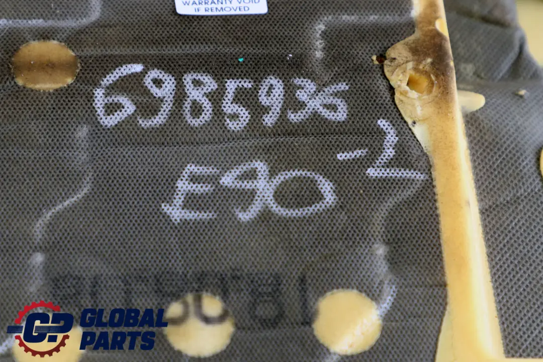 BMW 3 Series E90 E91 2 Black Leather Front Left Right N/O/S Seat Cover - SKU 6985936-2 - Part number 6985936