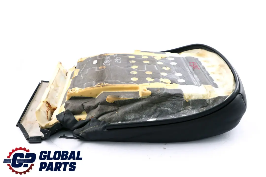 BMW 3 Series E90 E91 2 Black Leather Front Left Right N/O/S Seat Cover - SKU 6985936-2 - Part number 6985936
