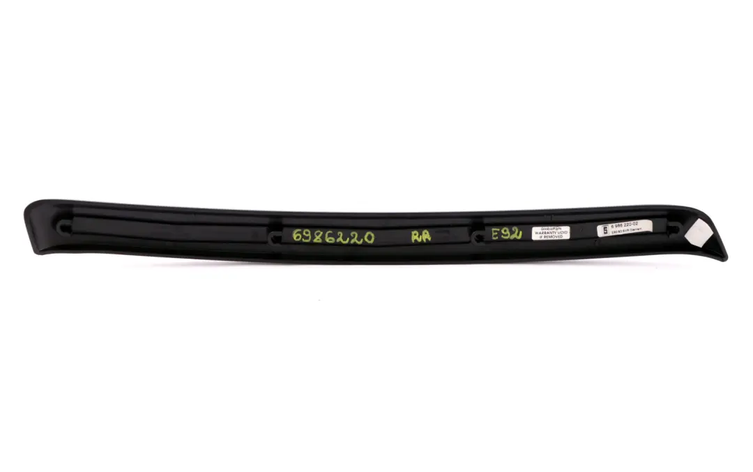 BMW E92 E93 Banda Decorativa Panel Cubierta Trasera Derecha Diamant - SKU 6986220 - Número de pieza 6986220