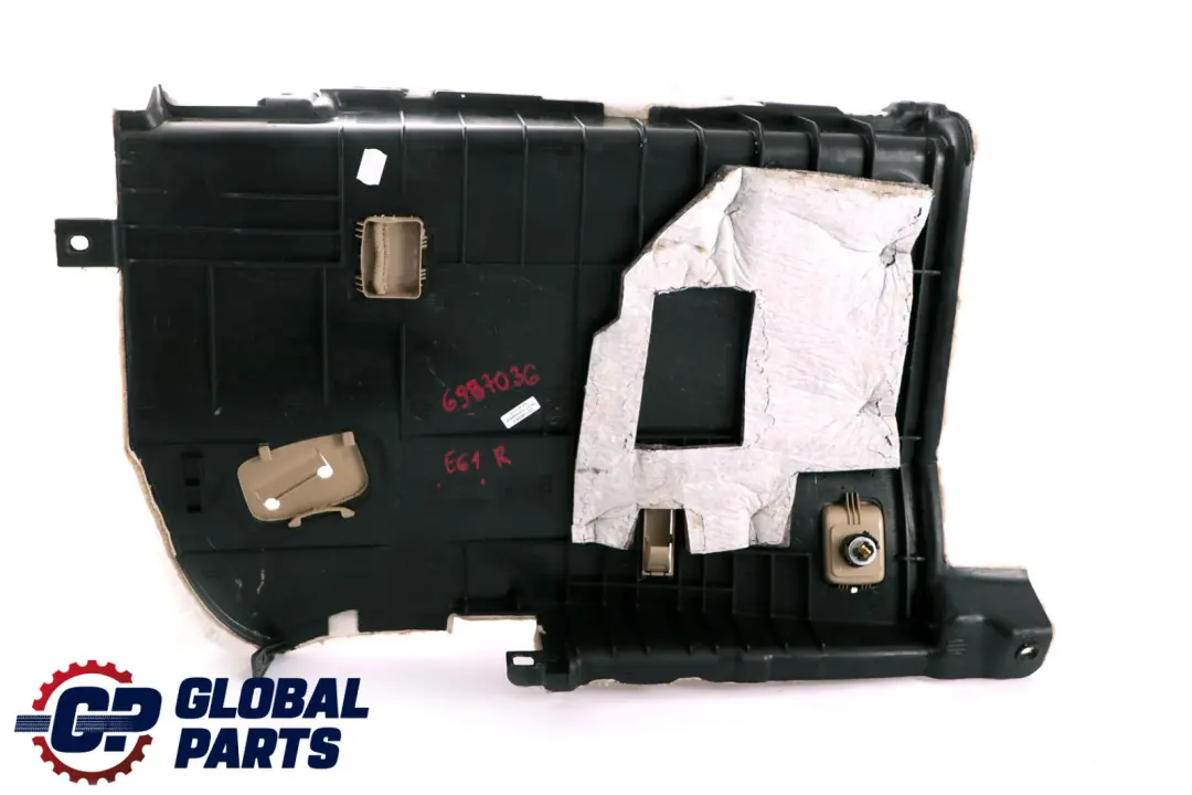Panel Right O/S Trunk Boot Trim Carpet Creambeige to BMW 5 Series E61 with Part number 6987036 BMW 5 Series E61 Panel Right O/S Trunk Boot Trim Carpet Creambeige - SKU 6987036 - Part number 6987036