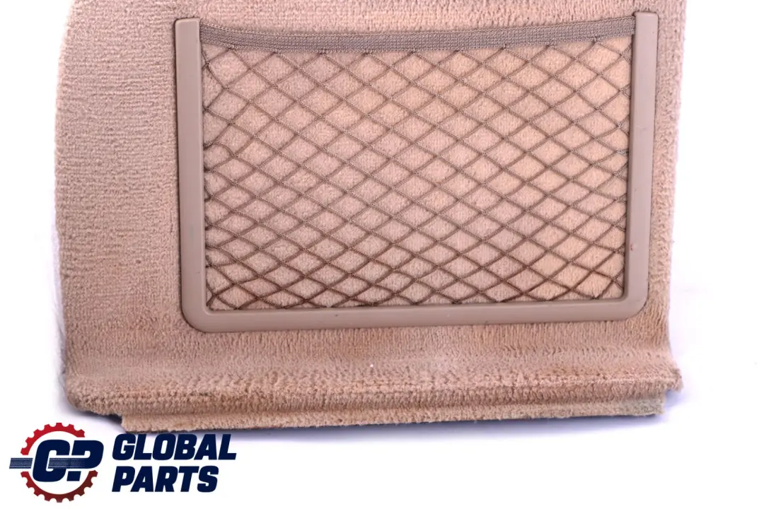 Left N/S Trunk Rear Carpet Flap Boot Creambeige to BMW 5 Series E61 with Part number 6987043 BMW 5 Series E61 Left N/S Trunk Rear Carpet Flap Boot Creambeige - SKU 6987043 - Part number 6987043