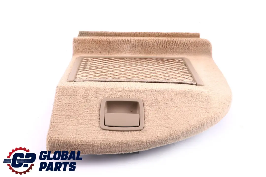 Left N/S Trunk Rear Carpet Flap Boot Creambeige to BMW 5 Series E61 with Part number 6987043 BMW 5 Series E61 Left N/S Trunk Rear Carpet Flap Boot Creambeige - SKU 6987043 - Part number 6987043