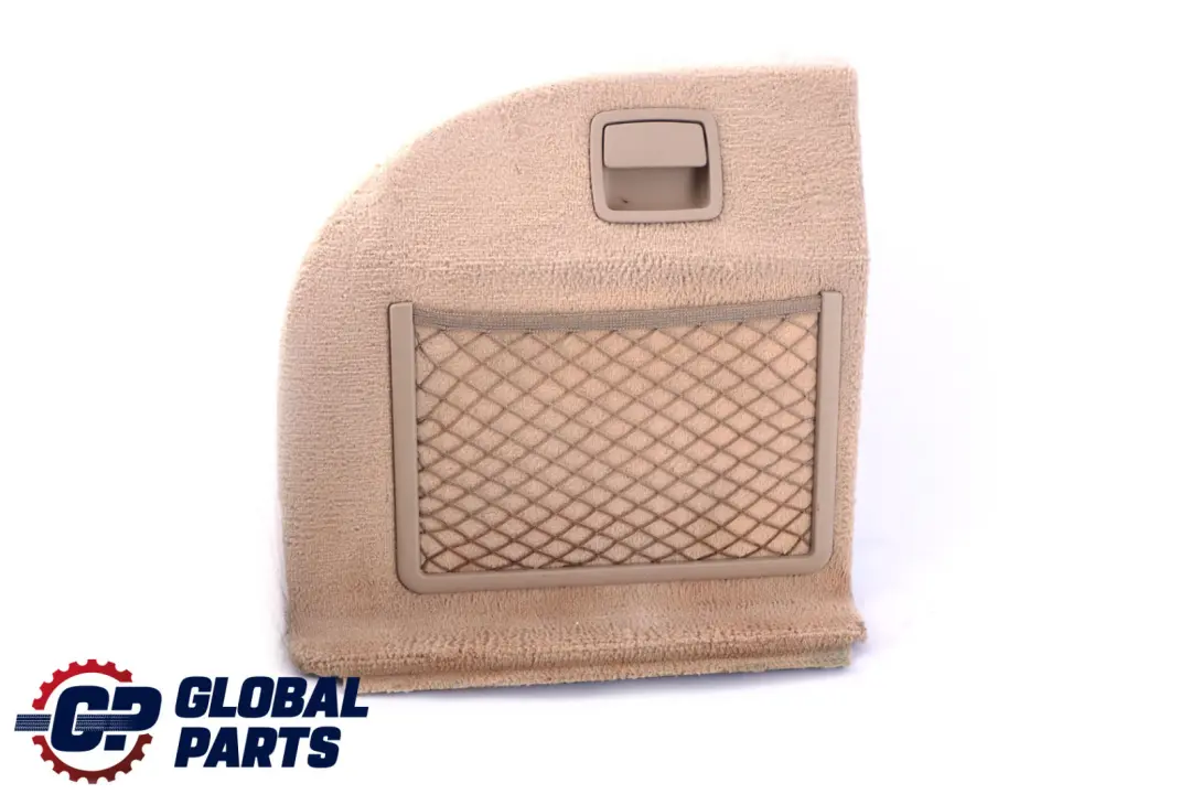 Left N/S Trunk Rear Carpet Flap Boot Creambeige to BMW 5 Series E61 with Part number 6987043 BMW 5 Series E61 Left N/S Trunk Rear Carpet Flap Boot Creambeige - SKU 6987043 - Part number 6987043