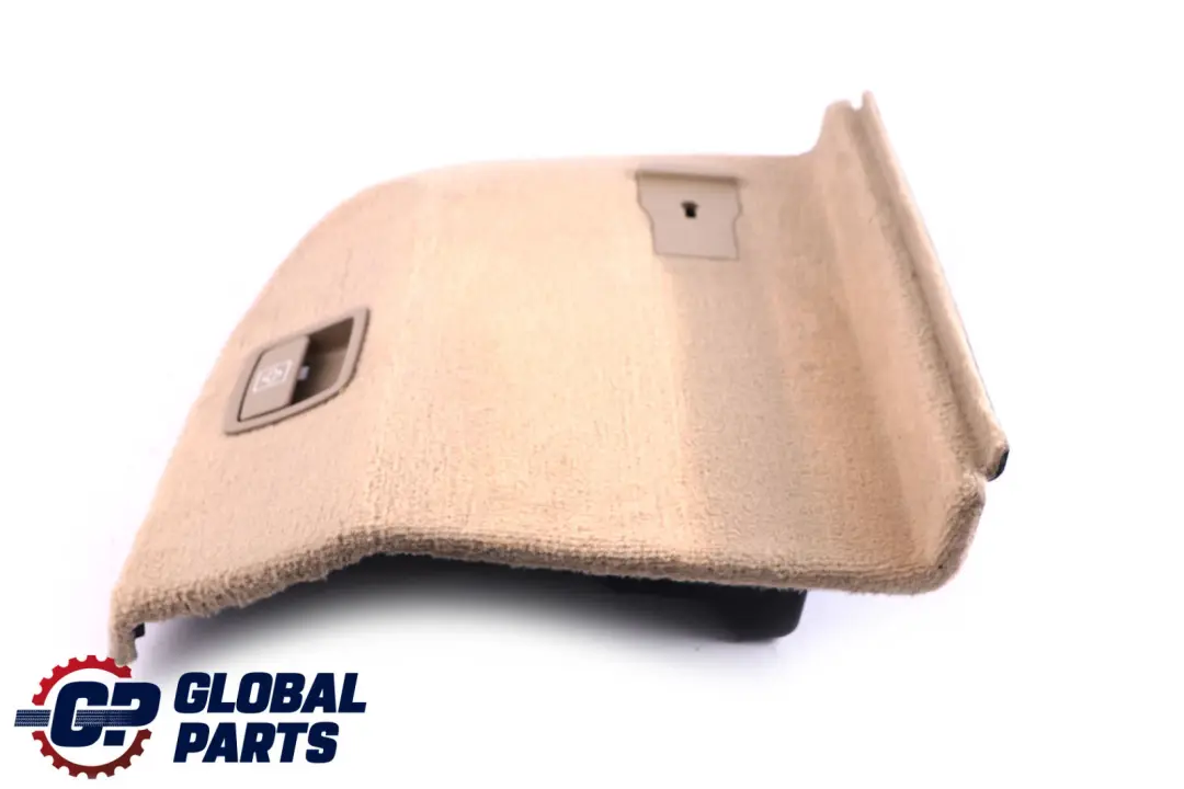 Right O/S Trunk Rear Carpet Flap Boot Creambeige to BMW 5 Series E61 with Part number 6987043 BMW 5 Series E61 Right O/S Trunk Rear Carpet Flap Boot Creambeige - SKU 6987044 - Part number 6987043